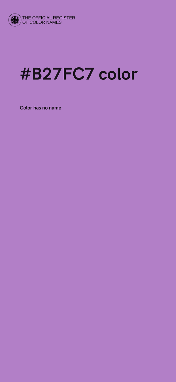 #B27FC7 color image