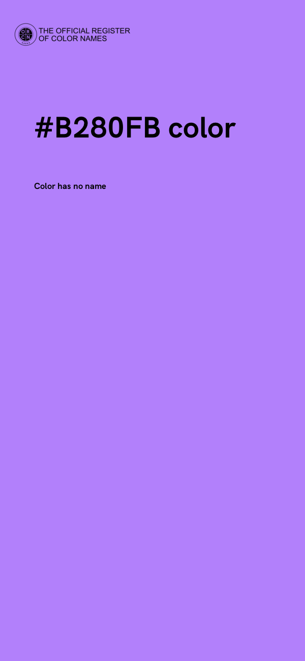 #B280FB color image
