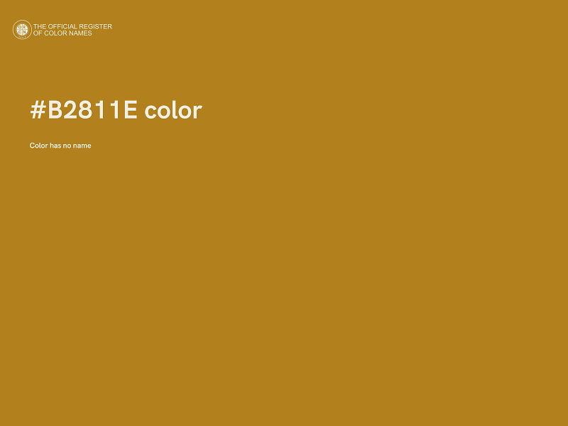 #B2811E color image