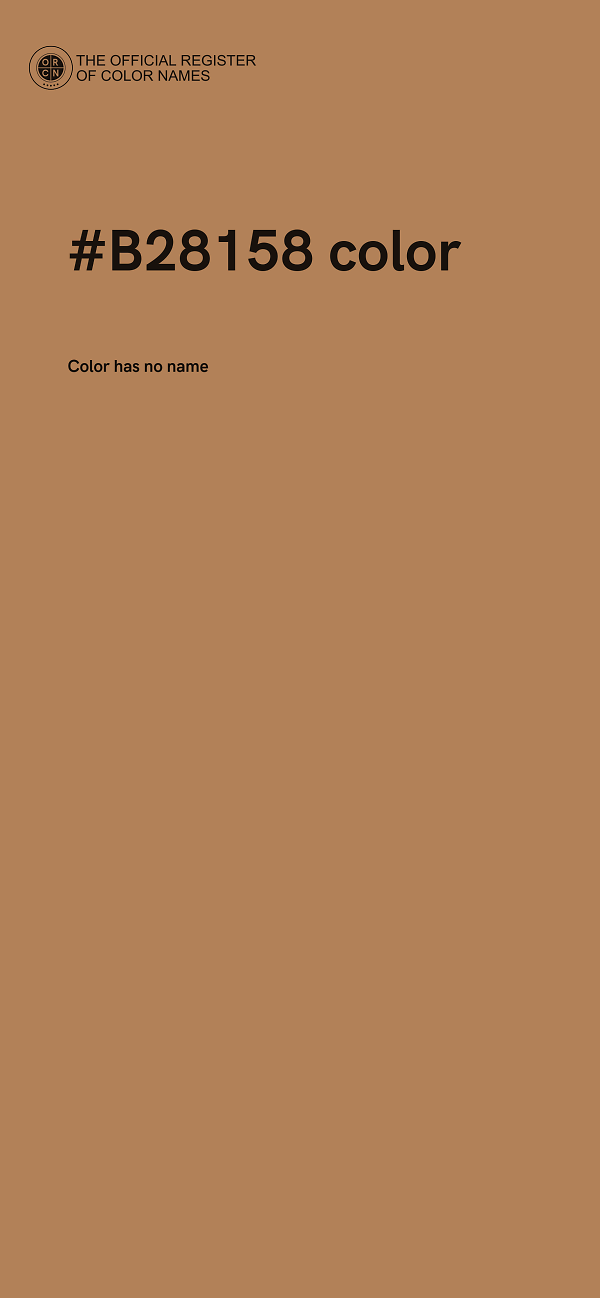 #B28158 color image