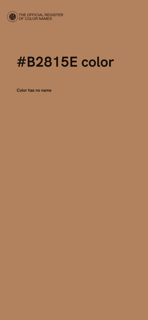#B2815E color image