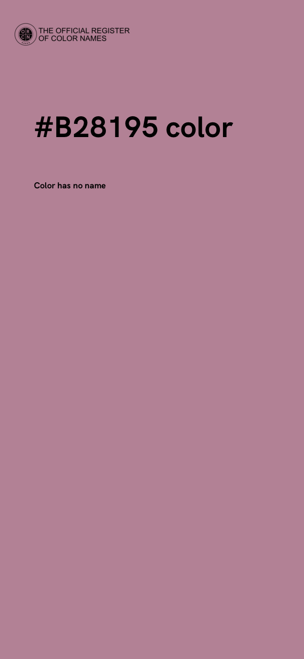 #B28195 color image