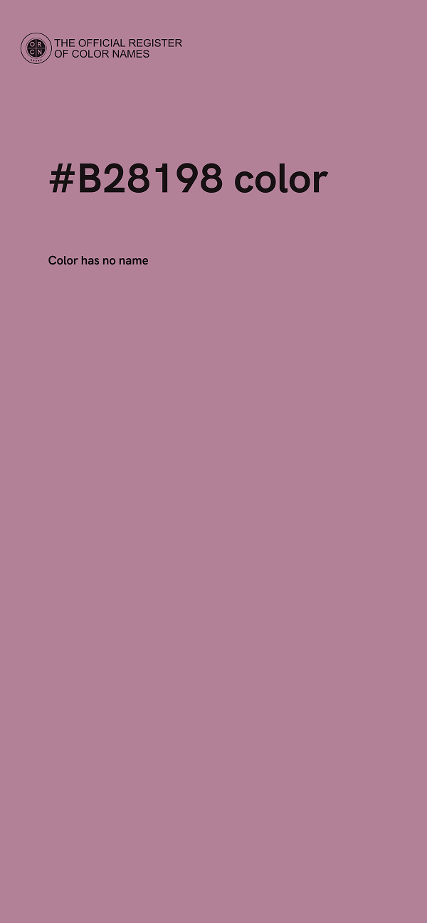#B28198 color image