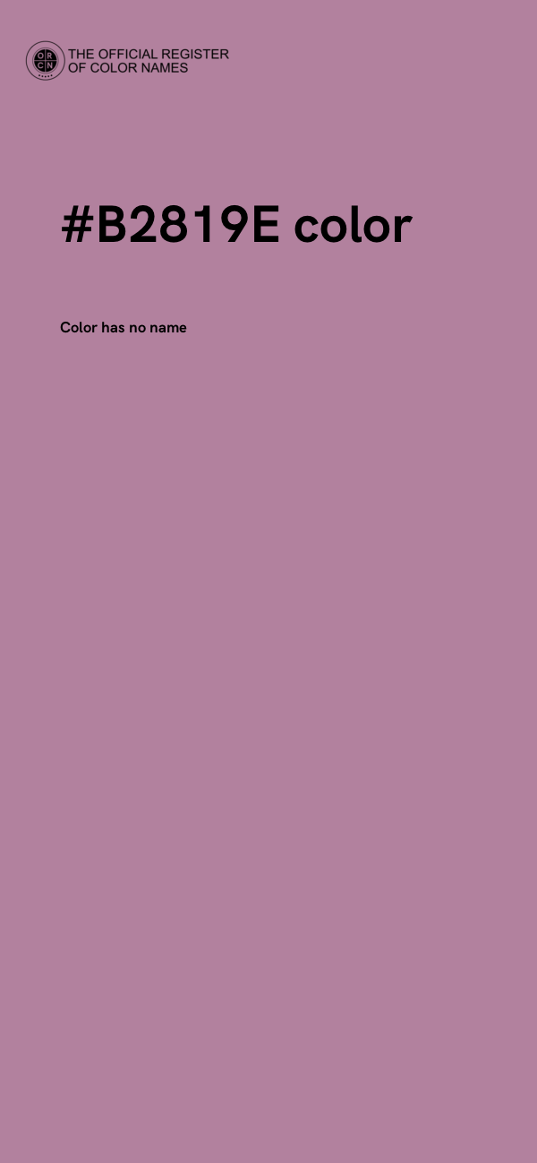 #B2819E color image