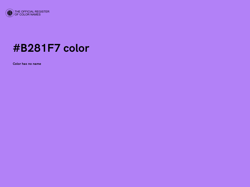 #B281F7 color image