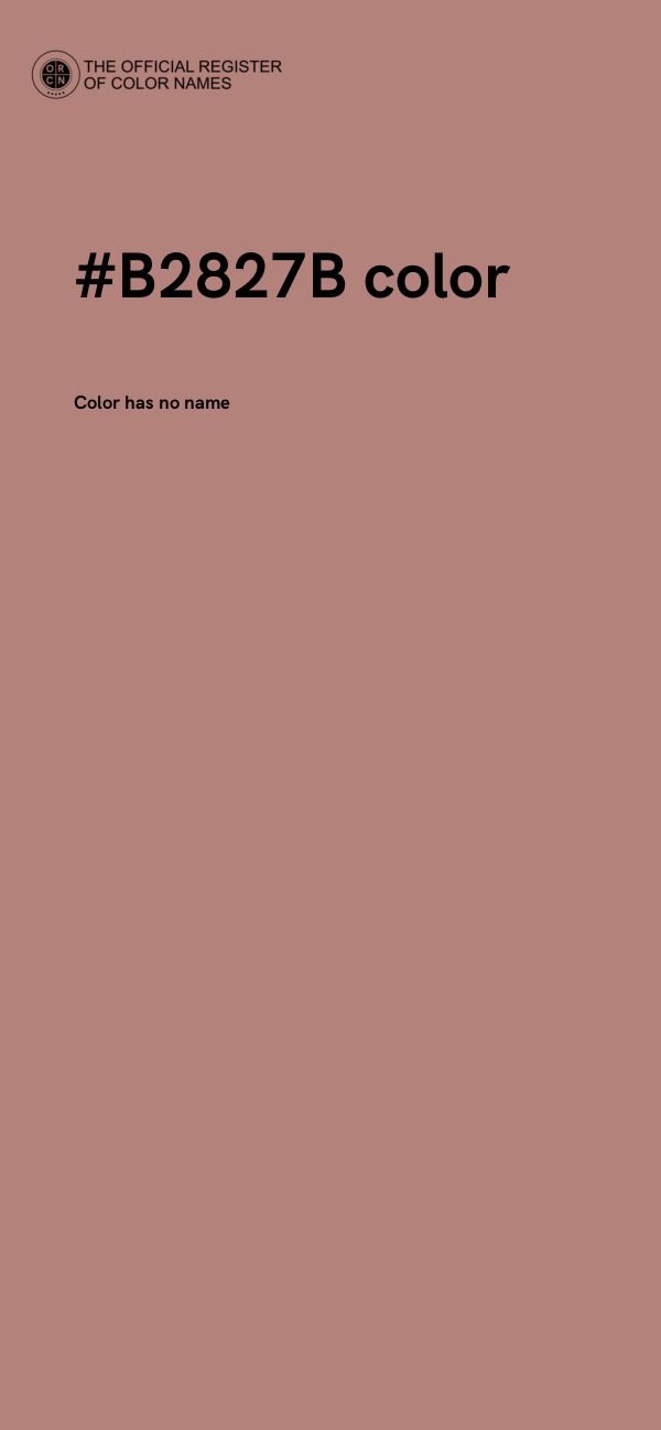 #B2827B color image