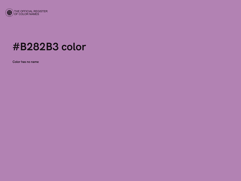 #B282B3 color image
