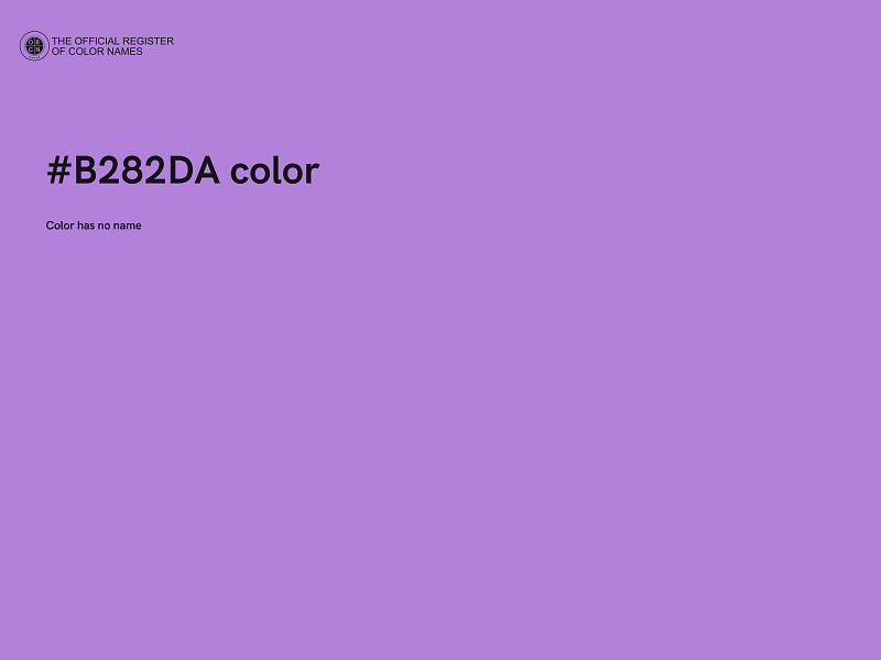 #B282DA color image