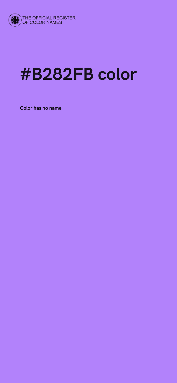 #B282FB color image