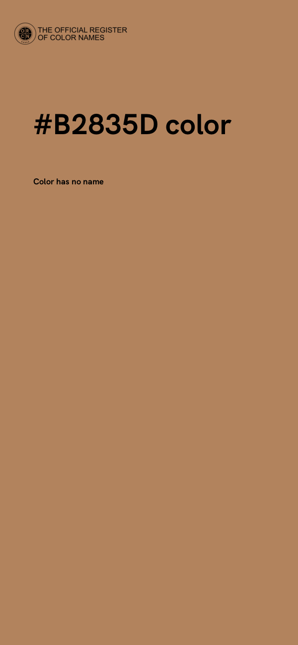 #B2835D color image
