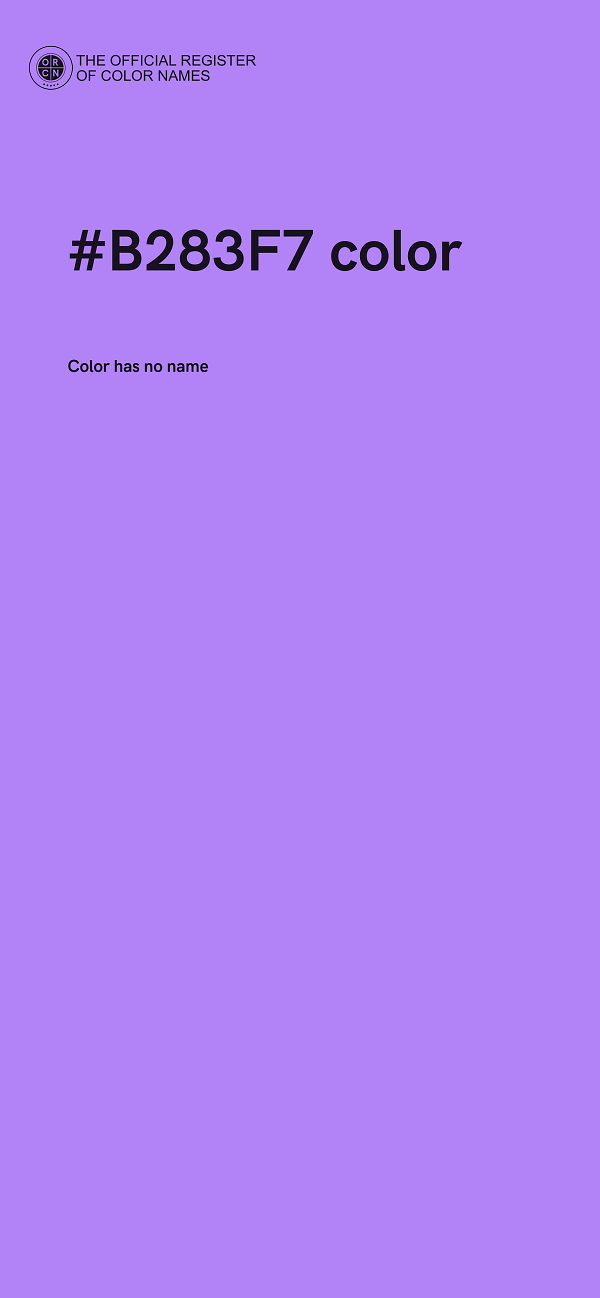 #B283F7 color image