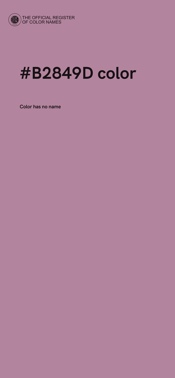 #B2849D color image