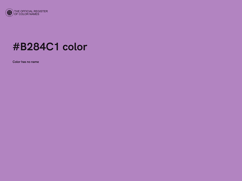 #B284C1 color image