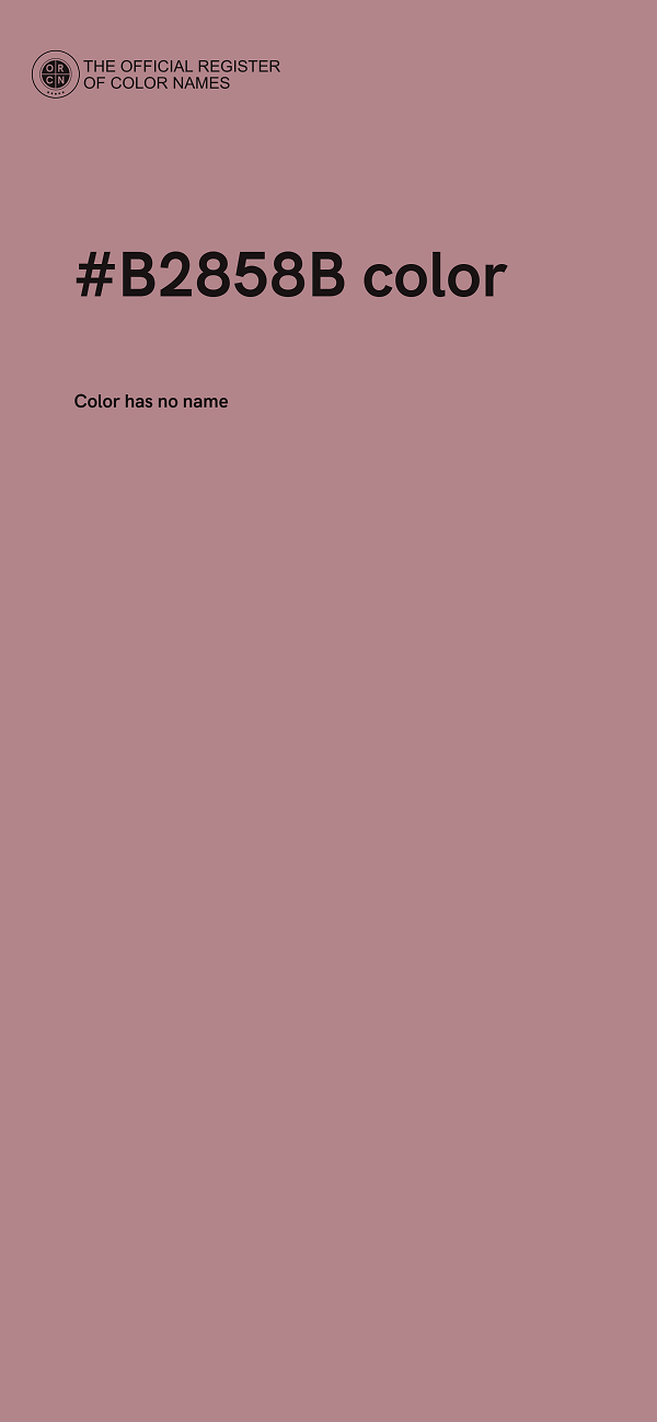 #B2858B color image