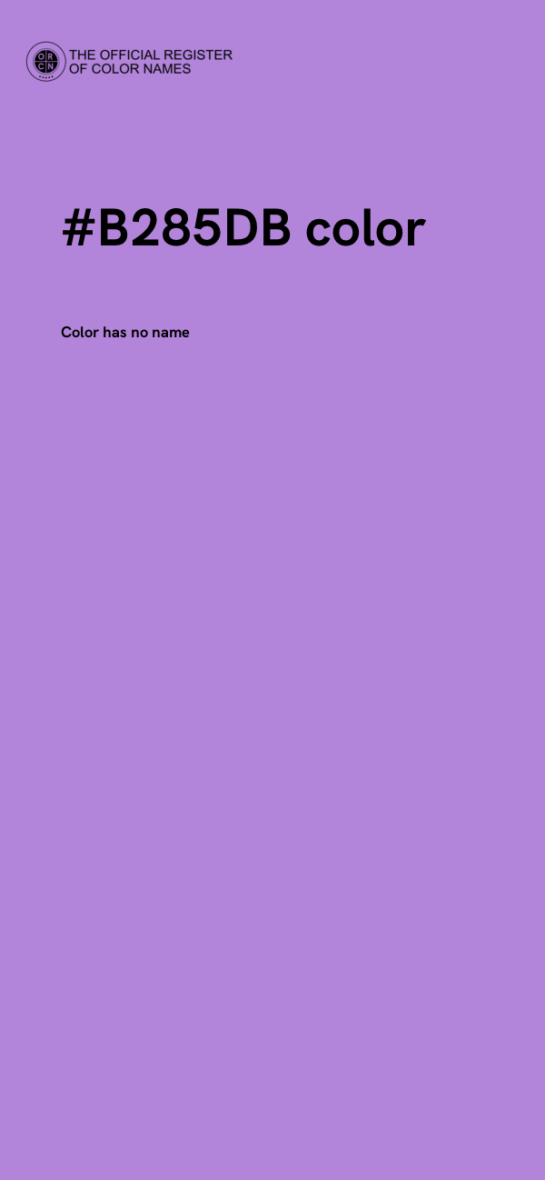 #B285DB color image