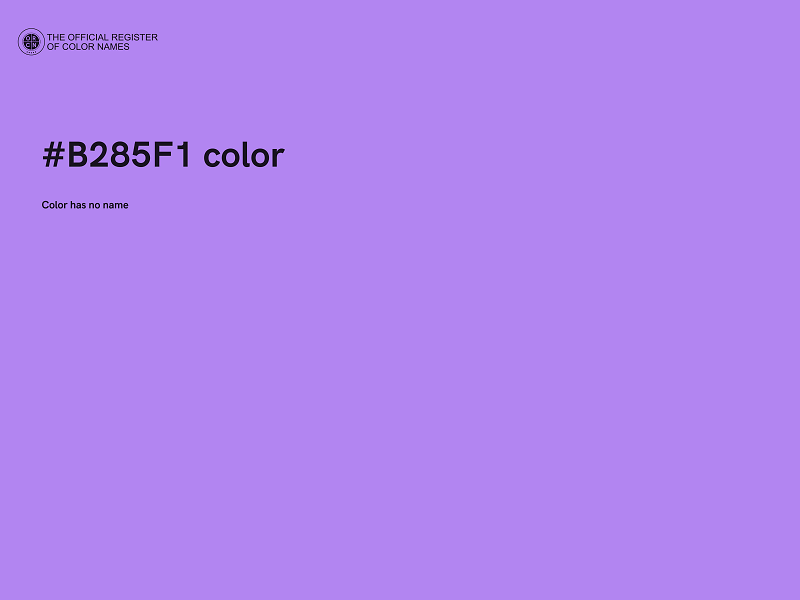 #B285F1 color image