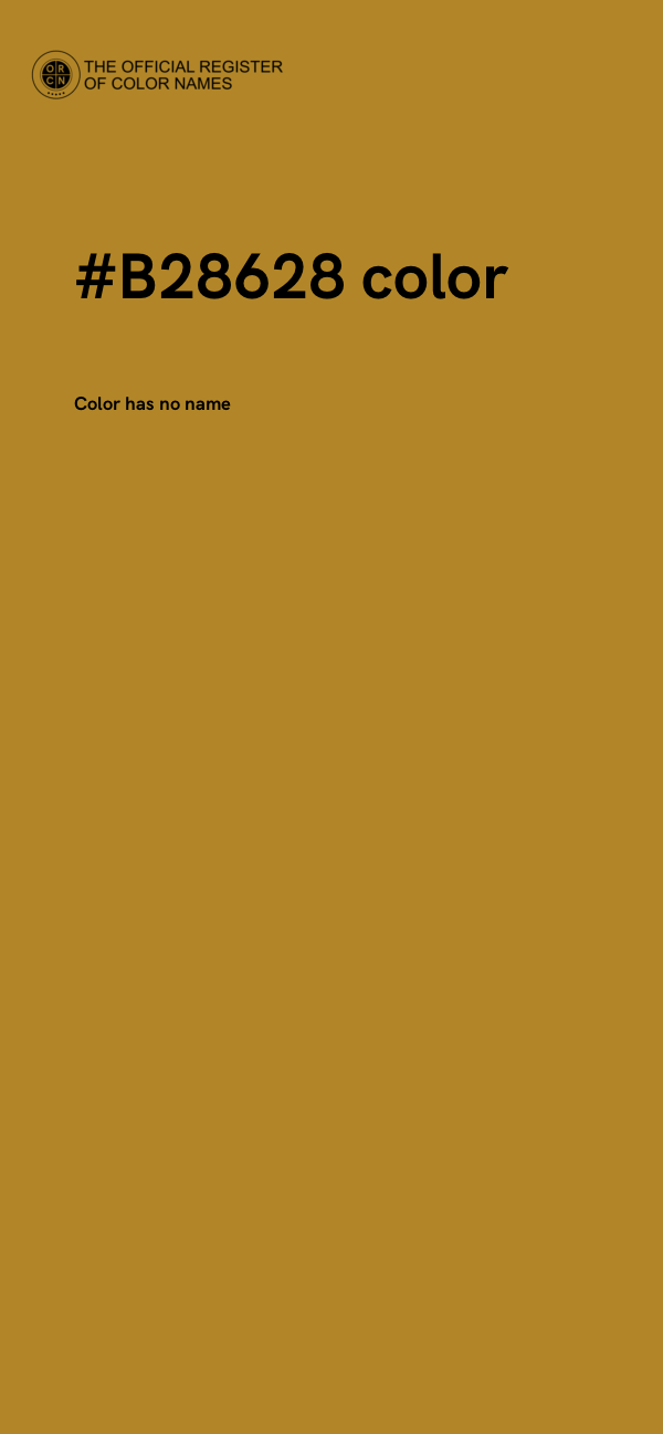 #B28628 color image