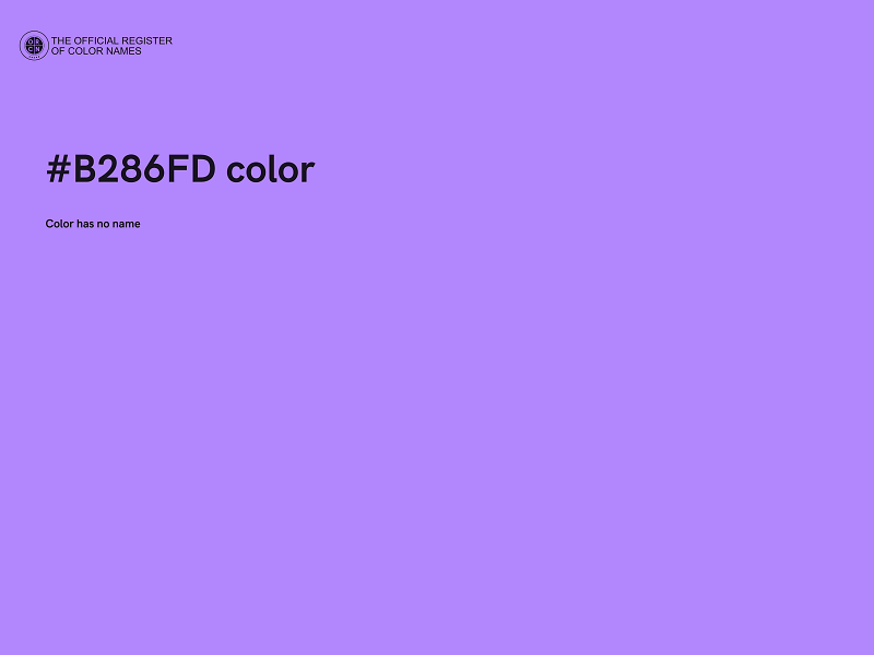 #B286FD color image