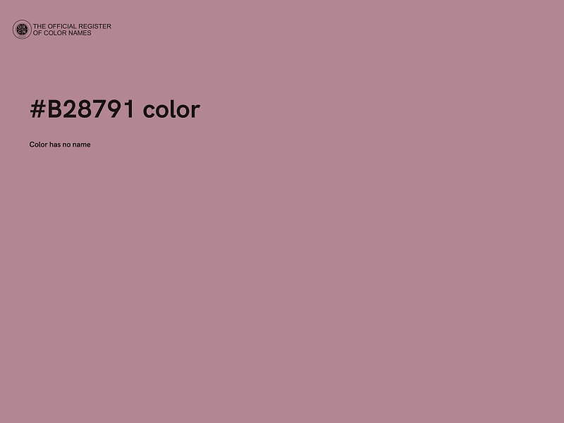 #B28791 color image