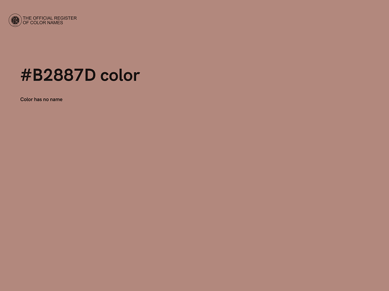 #B2887D color image