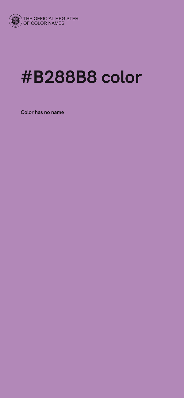 #B288B8 color image