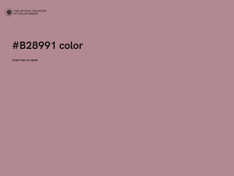 #B28991 color image