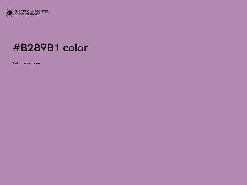 #B289B1 color image