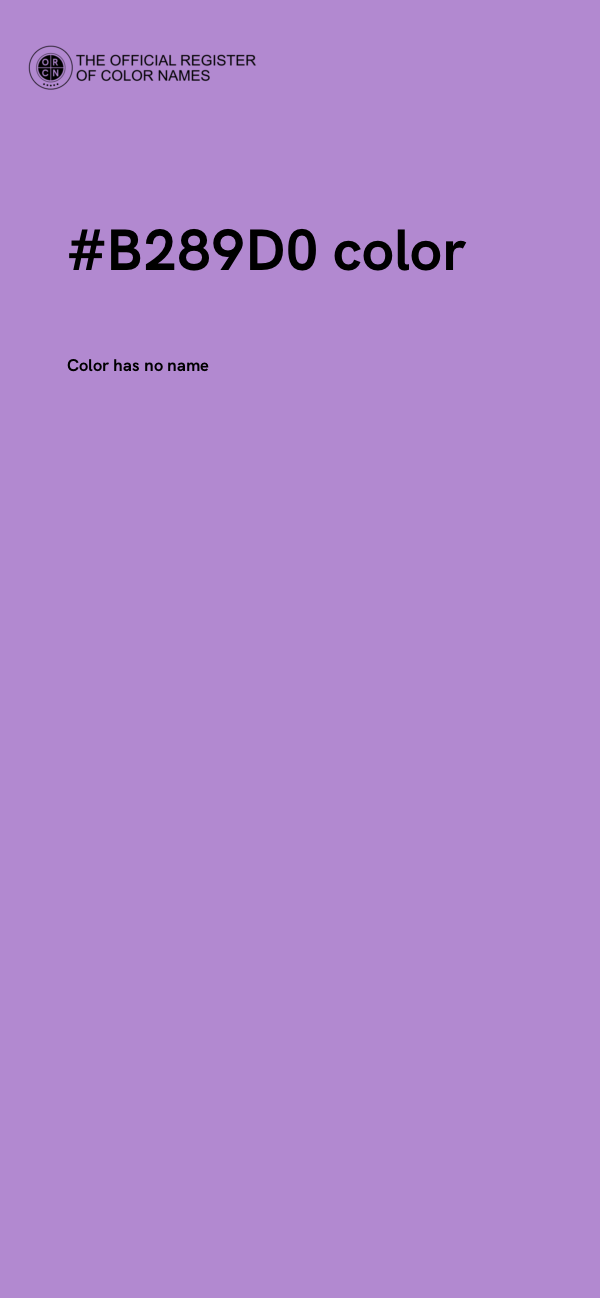 #B289D0 color image