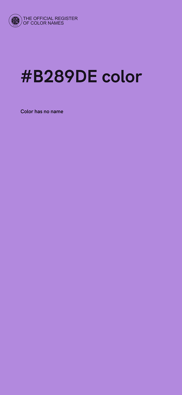 #B289DE color image