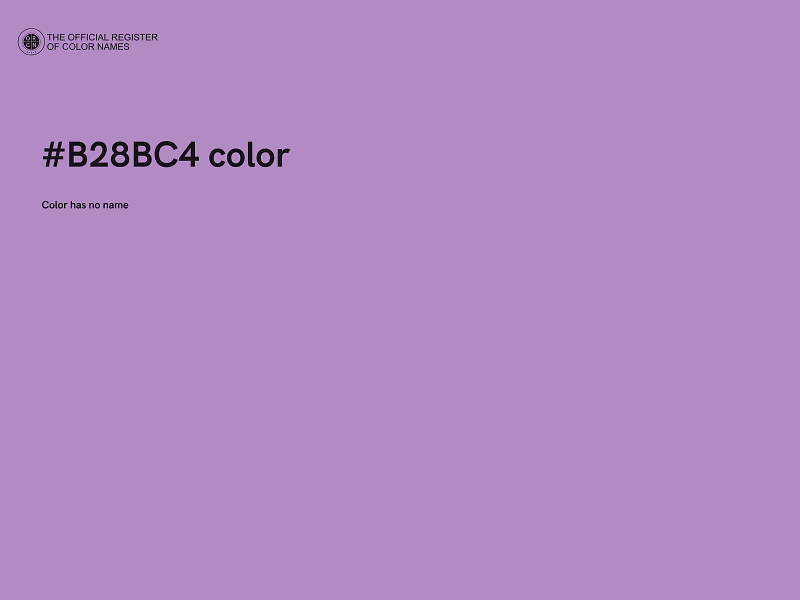 #B28BC4 color image