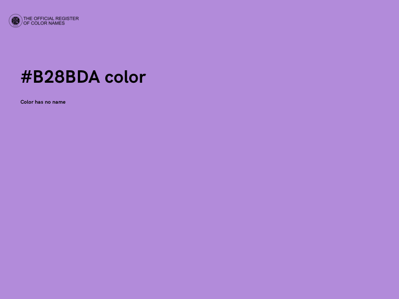 #B28BDA color image