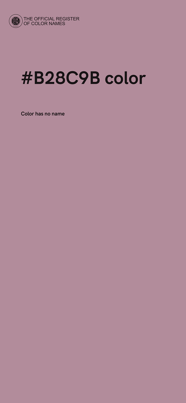 #B28C9B color image