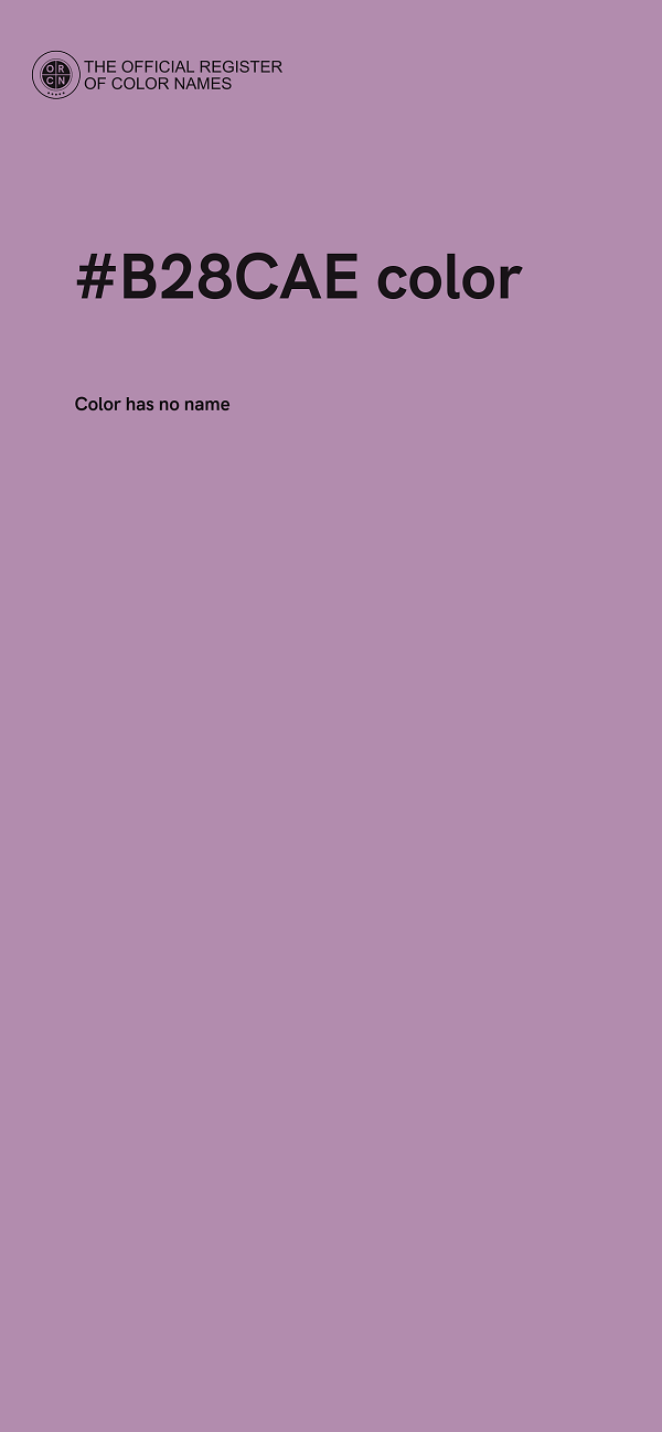 #B28CAE color image