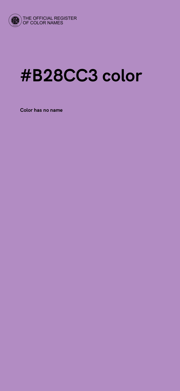 #B28CC3 color image