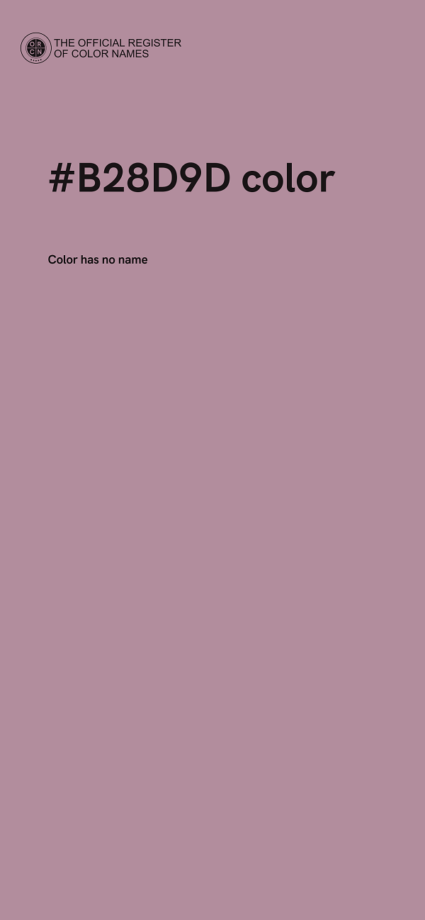 #B28D9D color image