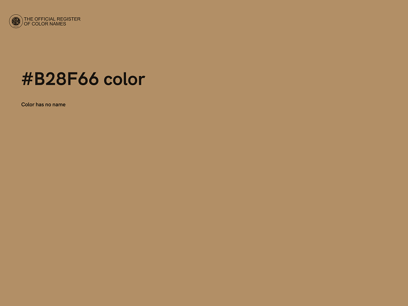 #B28F66 color image