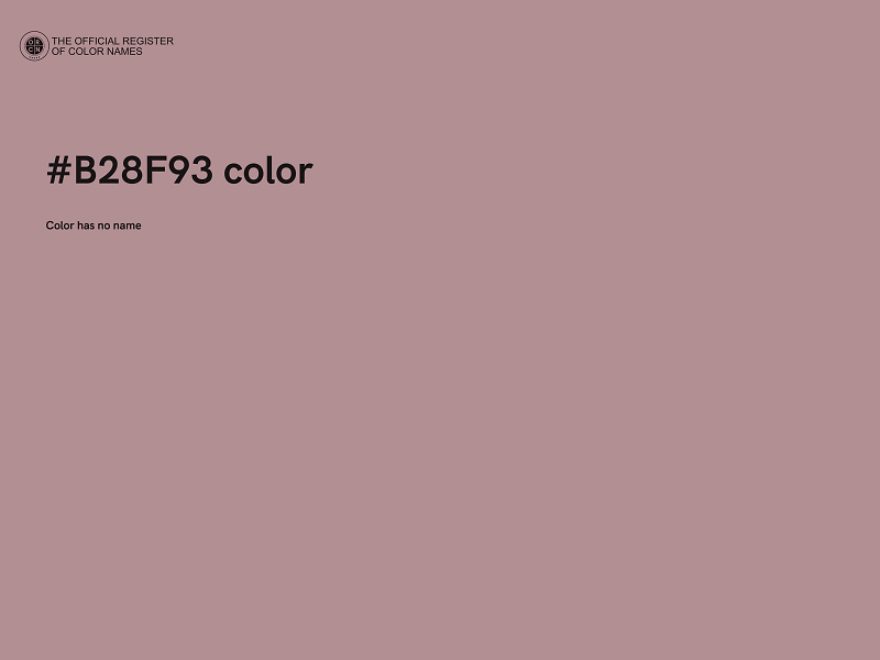 #B28F93 color image