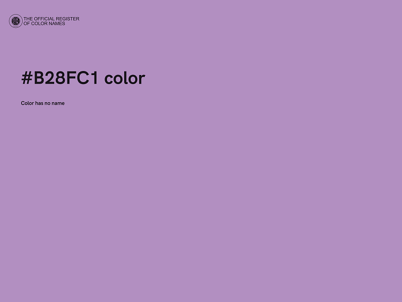 #B28FC1 color image