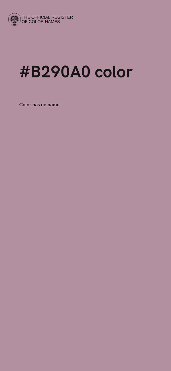 #B290A0 color image