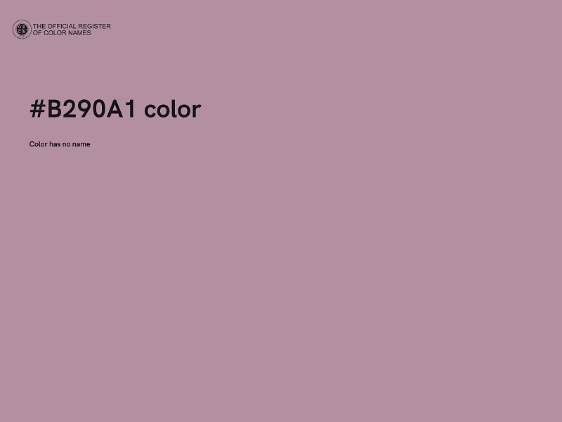 #B290A1 color image