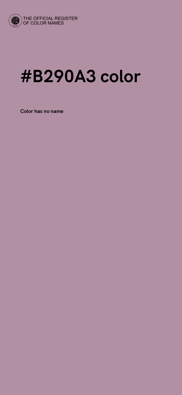 #B290A3 color image