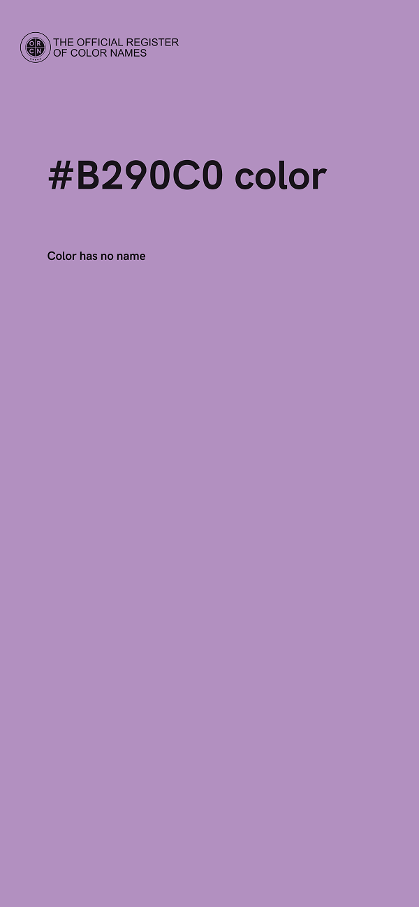 #B290C0 color image