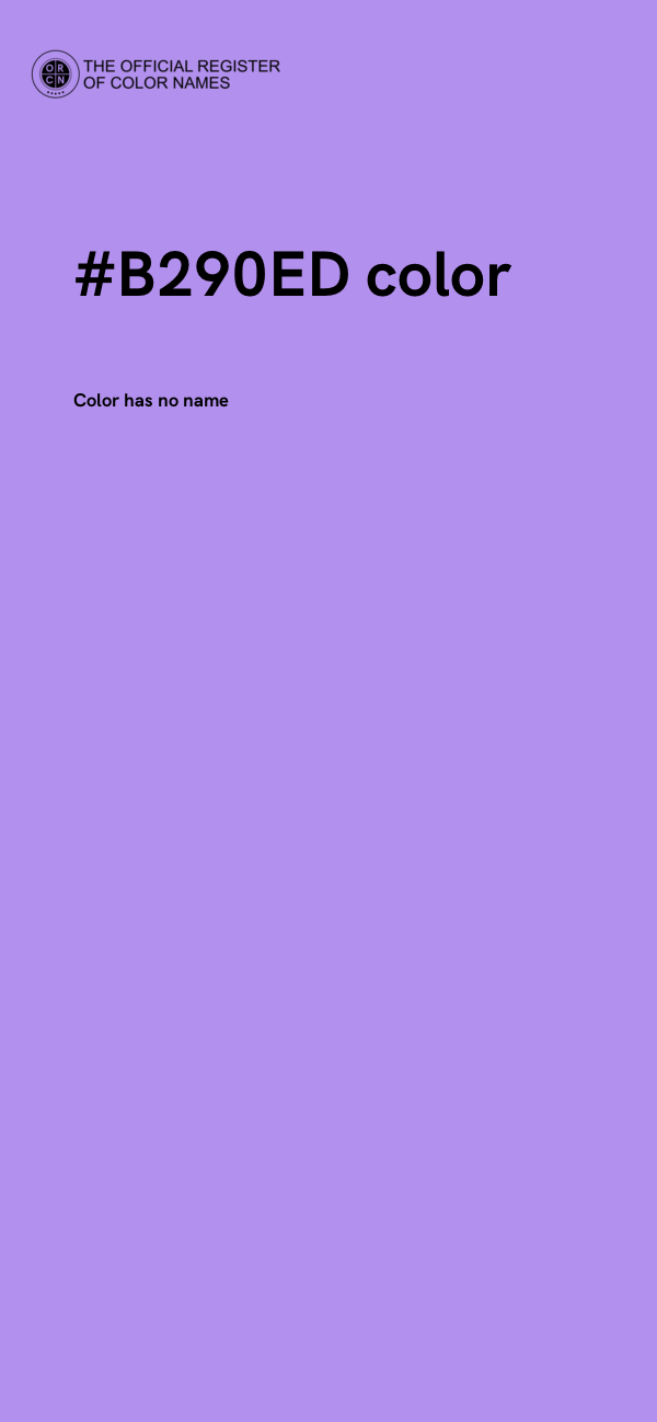 #B290ED color image