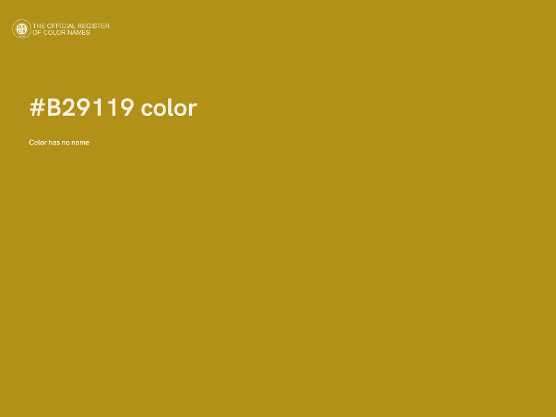 #B29119 color image