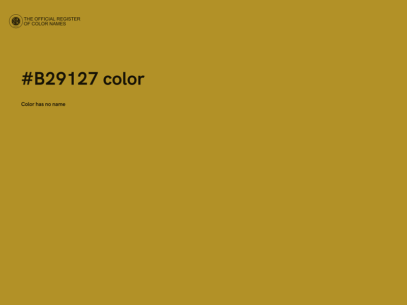 #B29127 color image