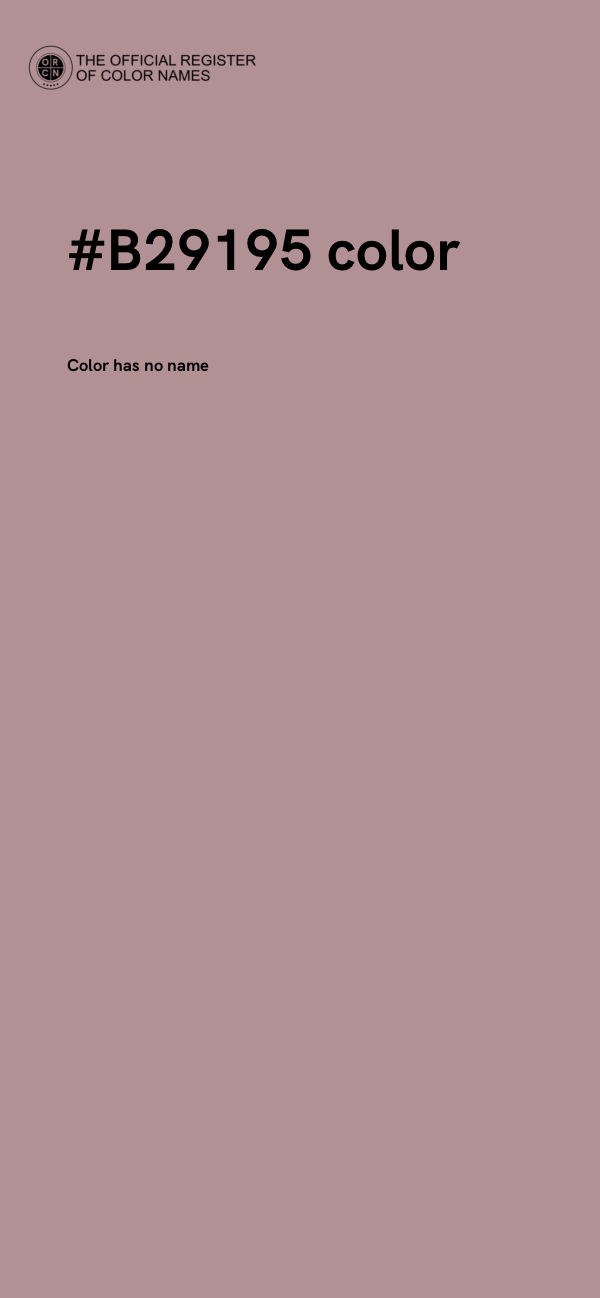 #B29195 color image