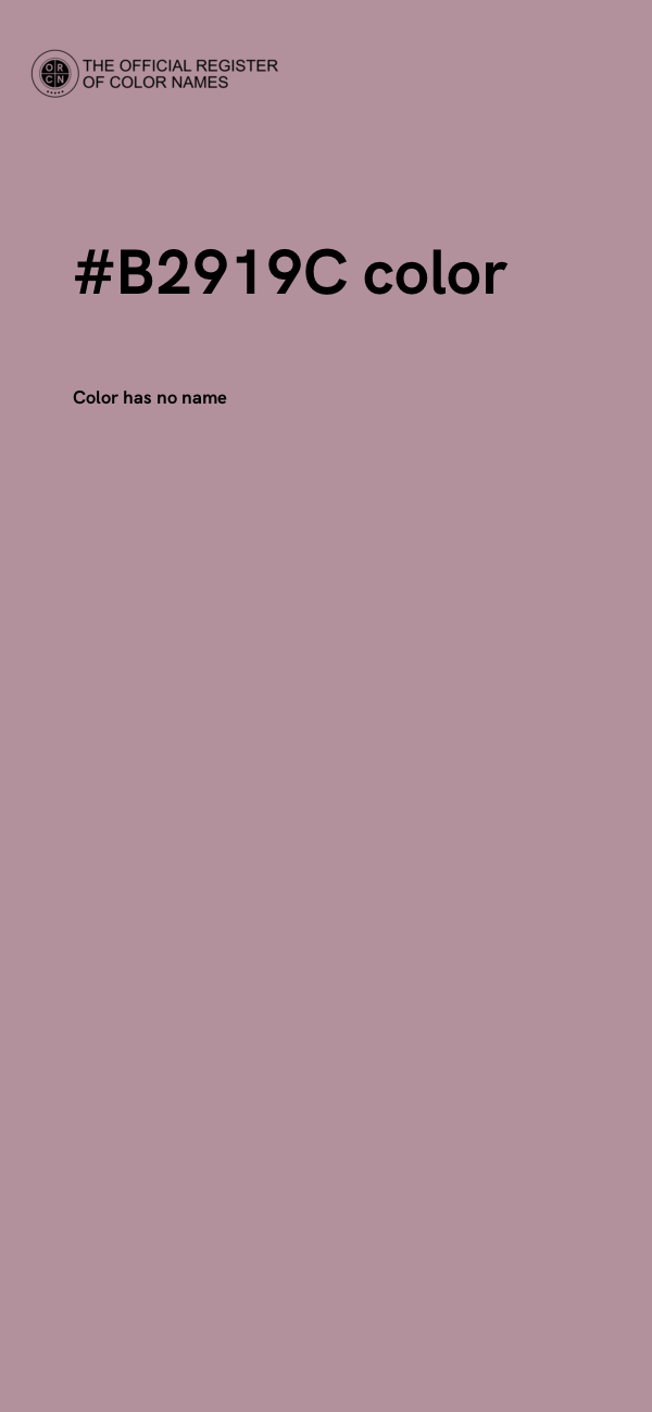 #B2919C color image