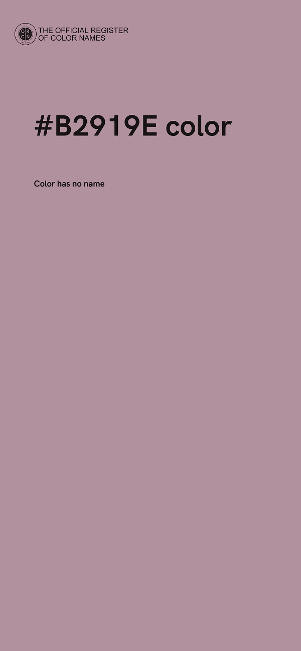 #B2919E color image