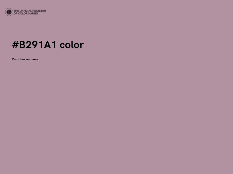 #B291A1 color image