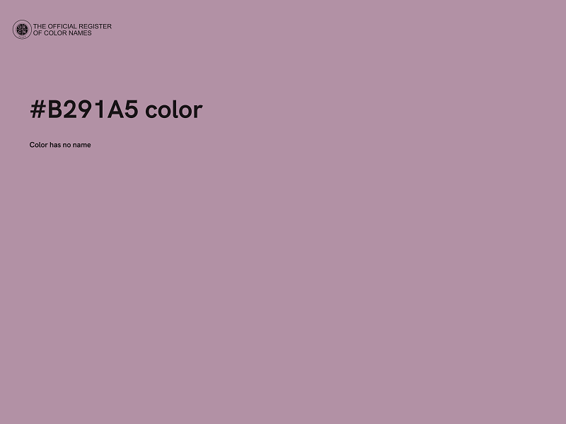 #B291A5 color image